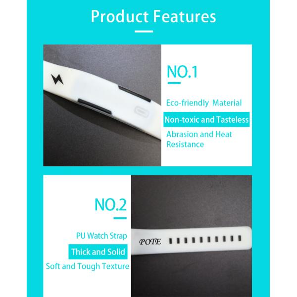 Unisex Analog Digital Sports Watch Silicone Strap ODM Digital Wristband Watch