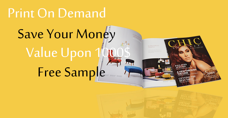 Glossy Varnishing custom Magazine Printing Services 4c 4c inner material