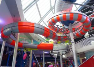 China Stable Running Spiral Tube Water Slide Customized Color Easy Operation wholesale