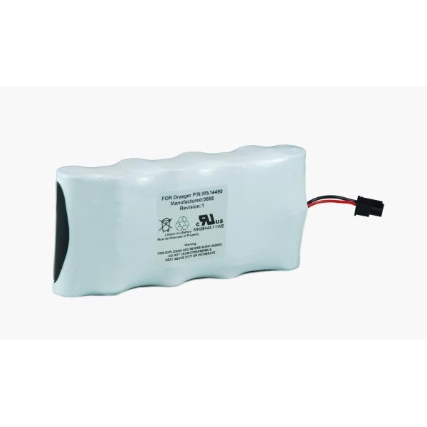 Medical Vital Signs Monitor Battery Replacement Compatible Drager MS14490