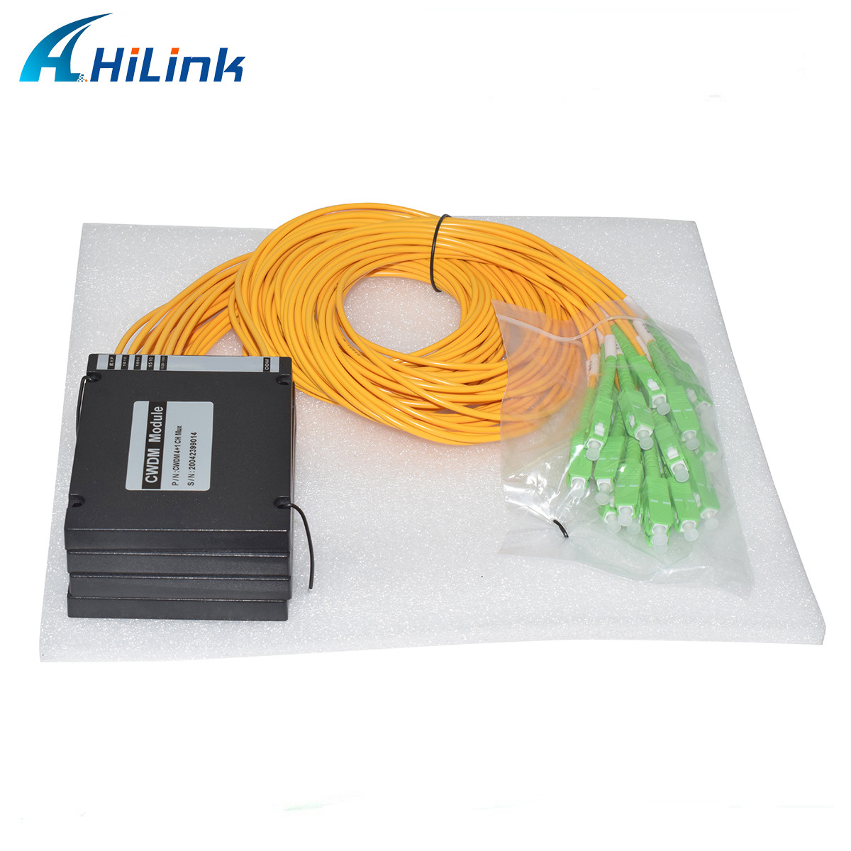 4CH Passive CWDM MUX DEMUX Module ABS Box 1270-1610nm With Express Port