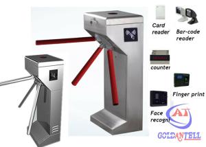 China Waist Height Automatic Rotate Tripod Turnstile Gate In Supermarket Access Control wholesale