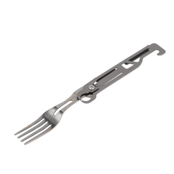 CNC Swiss Folding Hunting Knife Camping Knife Fork Spoon Set