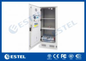 China Three Layers Metal Outdoor Battery Street Cabinets Telecoms With Water Sensor wholesale