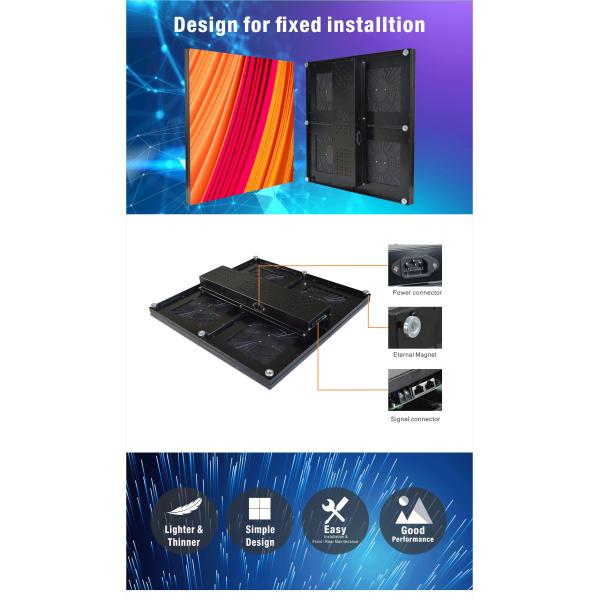 P2 P3 P4 IP20 65536dots/m2 LED Matrix Panel 1000nits