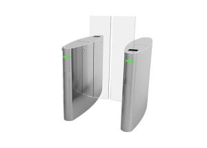 LED Indicator IP54 100W Half Height Sliding Turnstile SS304