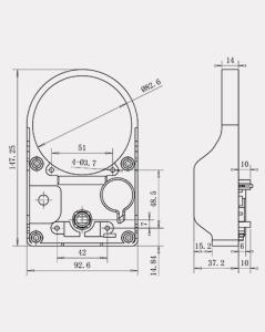 China Geared Synchronous Zone Valve Motor DC5V 1.8 Torque for motorized ball valve on sale