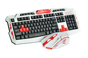 Laptop Wireless Gaming Mouse And Keyboard Combo With Water Resistant Design