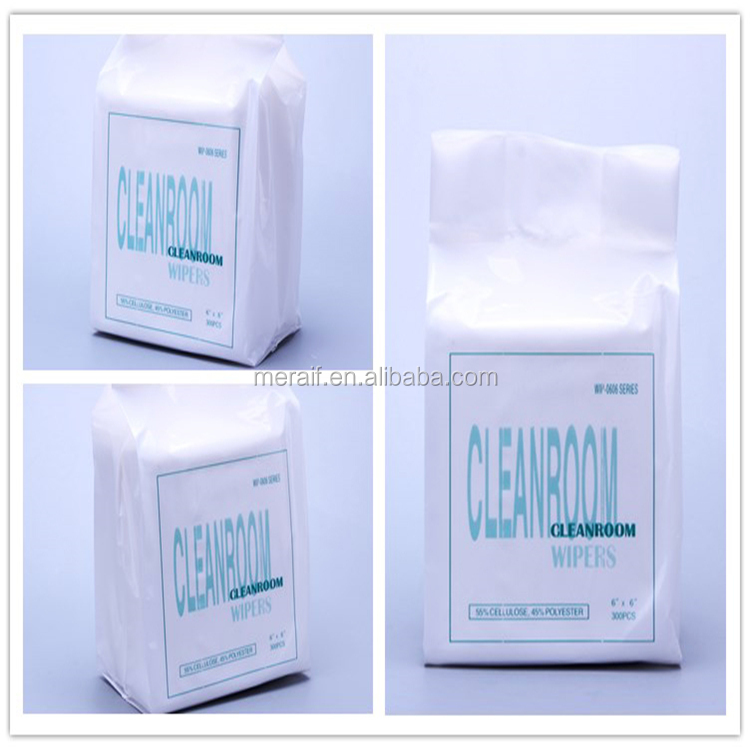 High Quality Clean Room Class 100 Laser Sealed Lint Free Polyester Cloth 0609 Cleanroom Wiper online
