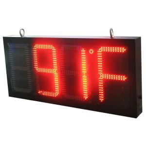 China RF Remote Control Digital Projection Wall Clock with Indoor Thermometer and Calendar wholesale