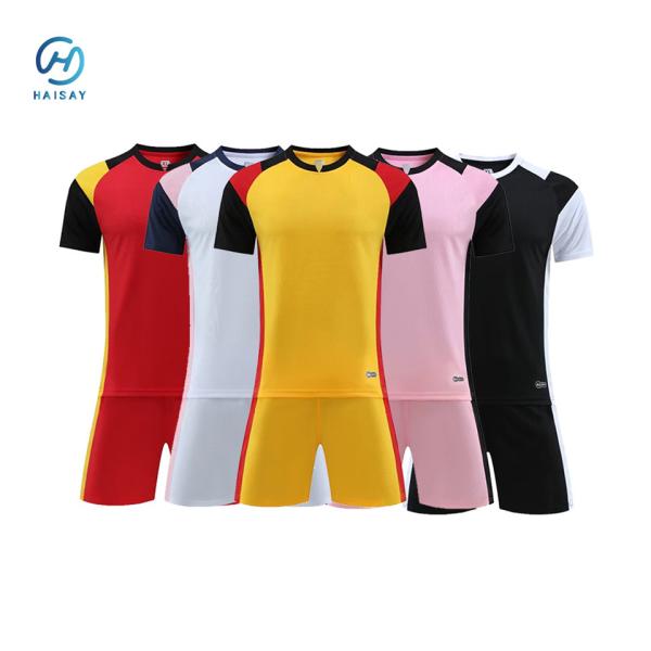 Quality Custom Football Club Training Kit with Light Weight Fabric Customizable Number for sale