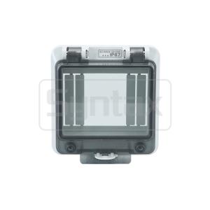 4 Modules IP67 Waterproof Hinged Windows Syntax AW4 With Knurled Screws 93*101*28mm