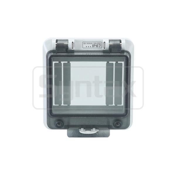 Quality 4 Modules IP67 Waterproof Hinged Windows Syntax AW4 With Knurled Screws 93*101*28mm for sale