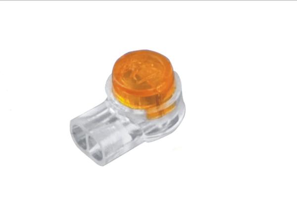 Quality In-line Tap Wire Splices Connector UY Inline connector For Telecommunication Cables Yellow YH5021 for sale