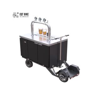 China Air Cooled Electric Scooter Beer Bike Cart 300kg Load wholesale