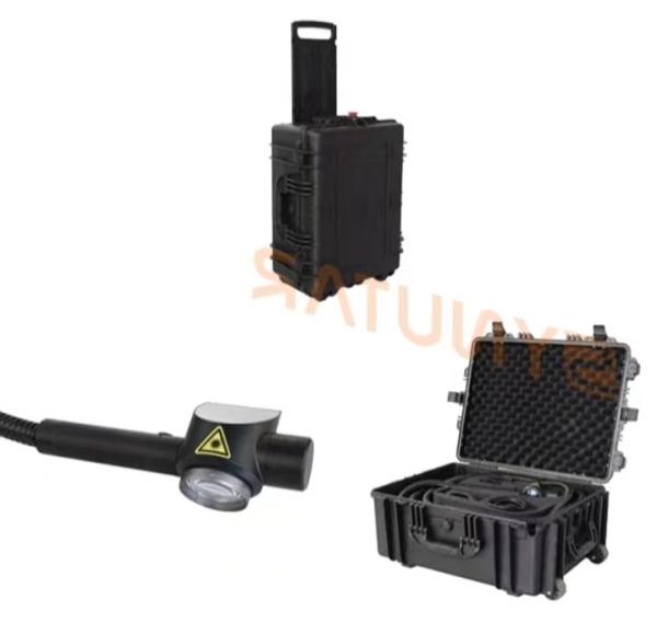Quality Powerful Portable Laser Rust Removal Machine Line Scanning Technology 100mm*100mm Range for sale