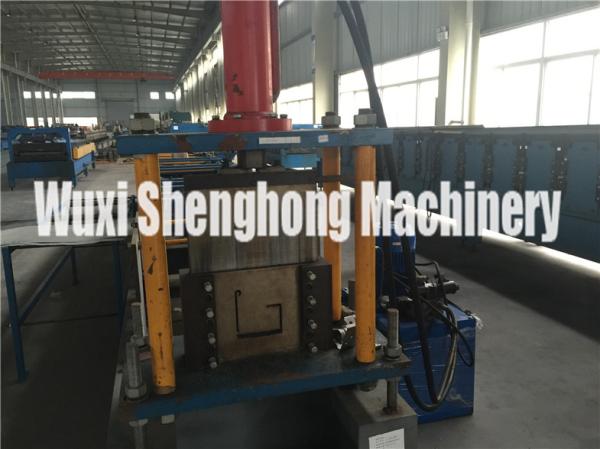 Quality Modernized U / J Channel Roll Forming Machine Pre Punch Operation for sale