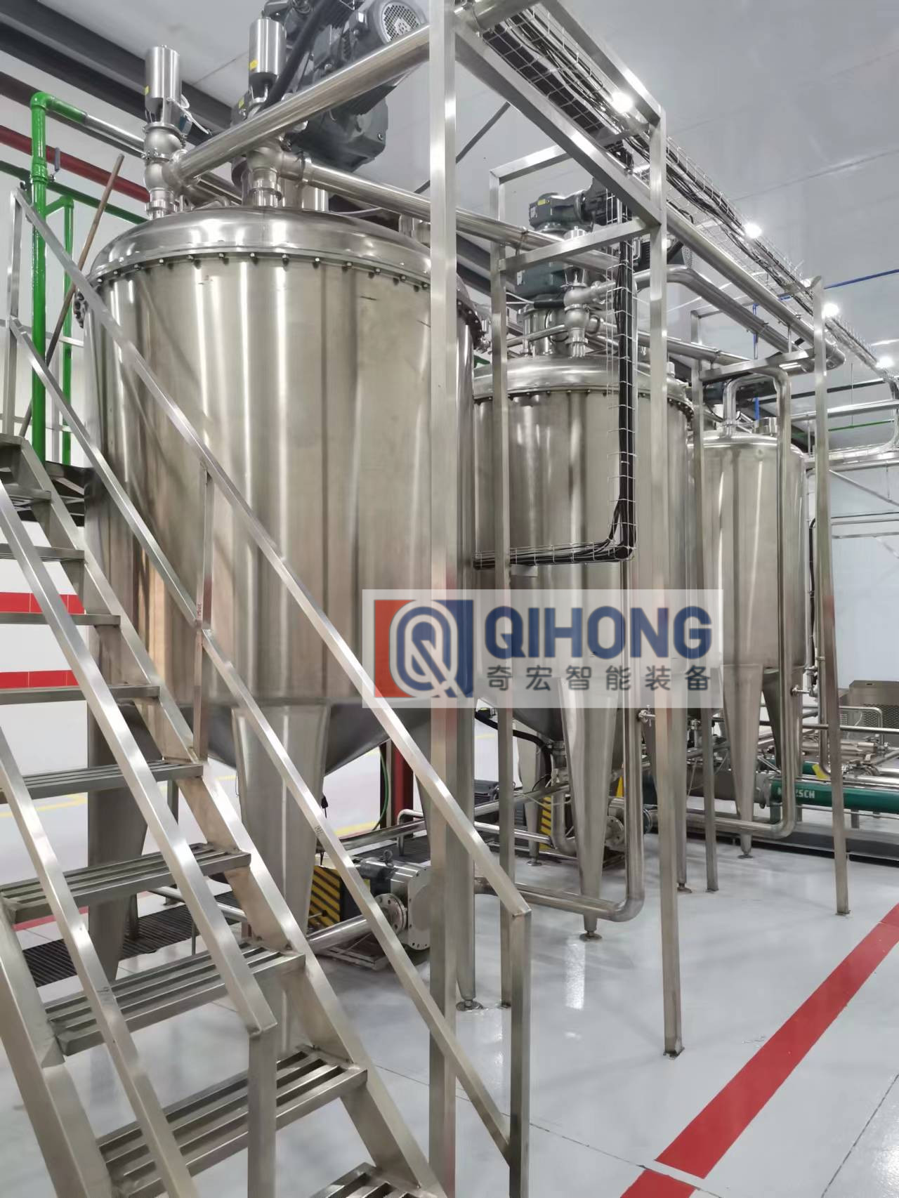 50L-10000L Stainless Steel Liquid Mixing Tank For Pharmaceutical Industry