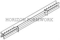 Adjustable Wall Formwork Systems , H20 Beam Metal Formwork For Concrete Columns