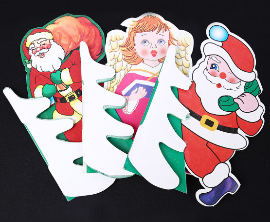 Creative paper Santa Claus tree, handmade Santa tree, customizable20CM