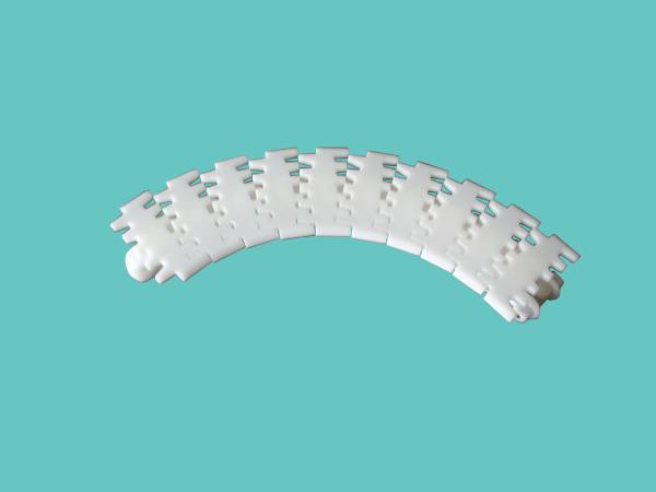 Quality PLAIN FLEXIBLE CONVEYOR CHAIN  XL103 FOR MODULAR CONVEYOR SYSTEM MATERIALS POM WHITE COLOR for sale