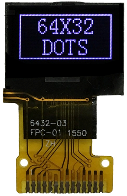 Small Size Transparent LCD Module , 128x64 Dots COG Lcd Display
