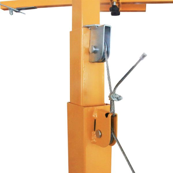 4m Professional Plasterboard Lifter , Hand Operated Plasterboard Jack Lift