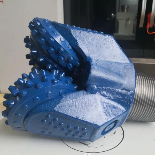 Blue TCI Three Cone Bit Tricone Oil Rig API Three Cones Bit