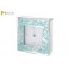 Buy cheap Counter Top Square Mirror Clock , Personalized Glass Clock Any Color Available from wholesalers