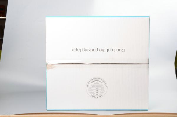 Quality White Corrugated Fiberboard Boxes , Square Shape Small Corrugated Boxes for sale