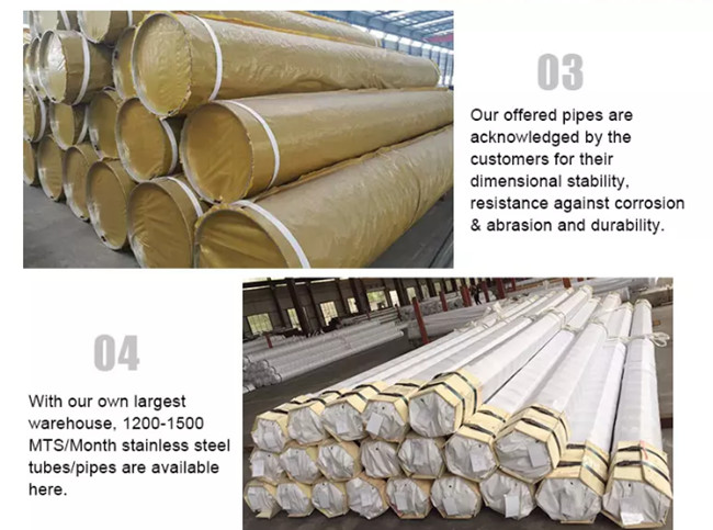 304 Food Grade Polished Stainless Steel Tubing 1.25mm ASTM A270