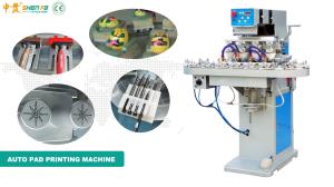 China 4 Color Automatic Pad Printing Machine For Pen barrels 6000pcs/hr wholesale