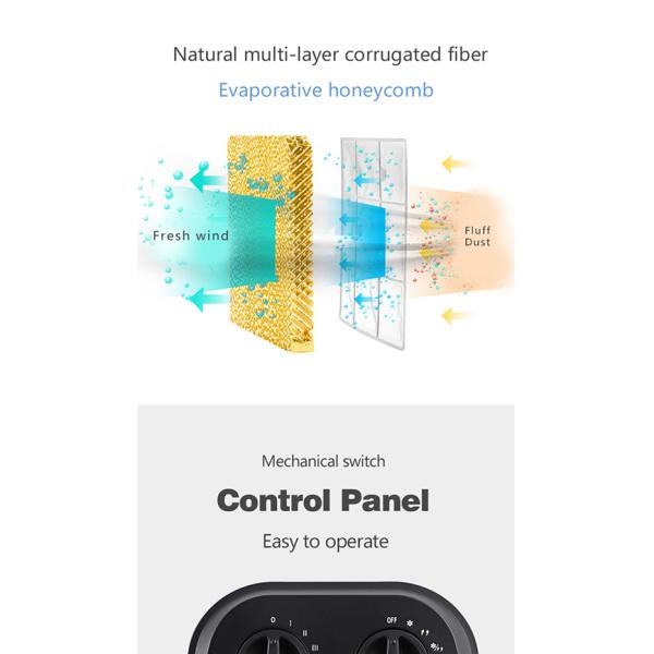 Balanced running Water Evaporation Air Conditioner Bunnings With 2 Fans