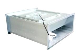 China Low Noise Rectangular Inline Duct Fan / Industrial Rectangular Exhaust Fan wholesale
