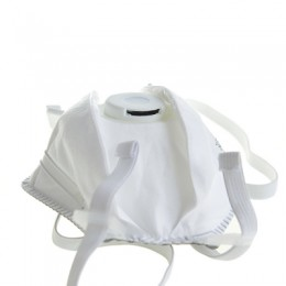 FFP2 Style Cup-Shape 4-Layer Particulate Dust Face Masks with Adjustable Elastic Loops