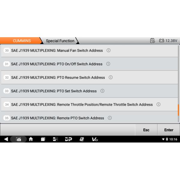 OBDSTAR ISCAN PRO SERIES CUMMINS MARINE Scanner