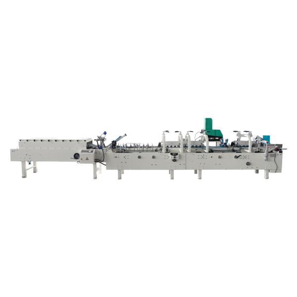 Quality Max. Unwinding Diameter 340mm Automatic Box Forming Folder Gluer for Cardboard Boxes for sale