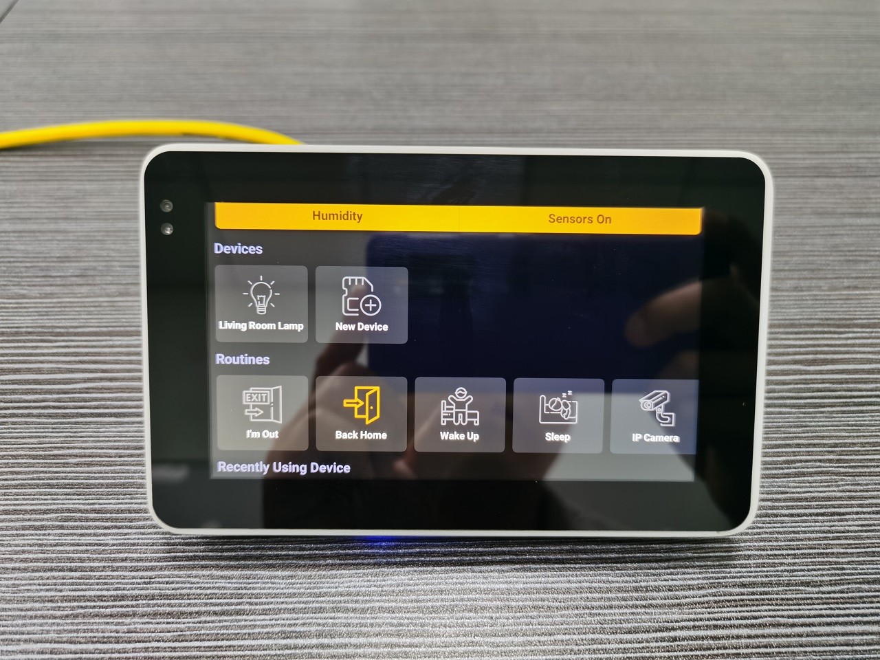Smart House Loxone Touch Screen Android POE Tablet 5 Inch Wall Mount Terminal With Ethernet RJ45 RS232 RS485 GPIO Relay NFC