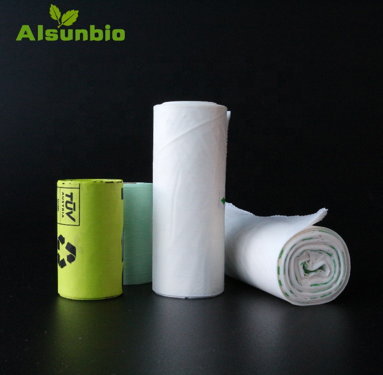 100% Biodegradable Plastic Compostable T Shirt Bag Shopping Bag for supermarket