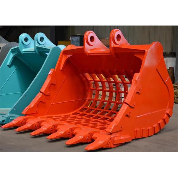 Hot Selling Excavator Skeleton Bucket Customized Logo Color Sieve Grid Buckets for EX SY