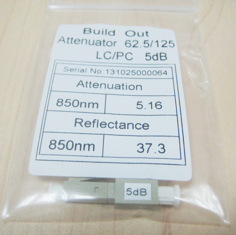Customized PC Lc Optical Attenuator Single Mode Attenuator 1310nm