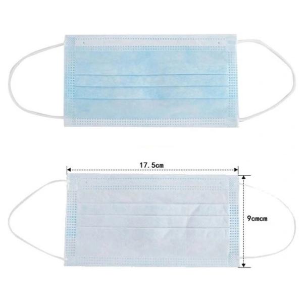 Fda Ce Manufacturer Supplier Best 3 Ply Filter Surgical Respirator Disposable Face Mask