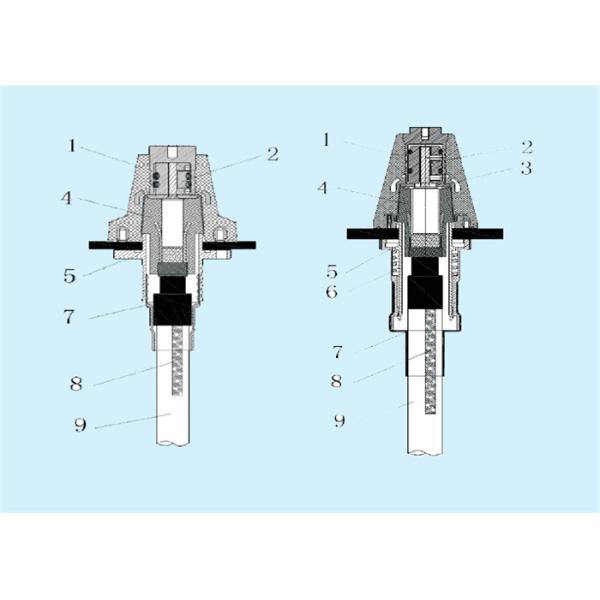 Indoor Plug In Bushing Connector 35KV En50180-50181 Suitable For GIS panel high accuracy smart grid 11kv 22kv