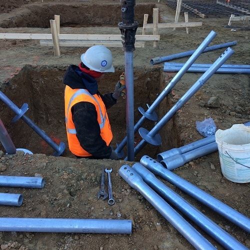 Foundation Repair Solutions Hot-DIP Galvanized Helical Piers Anchor