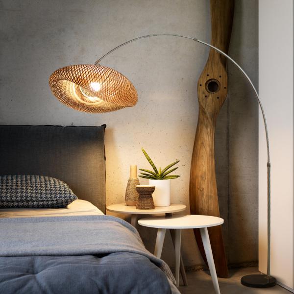 Best Quality Modern Decoration metal standing led stand reading lamp creative Fishing floor lamp