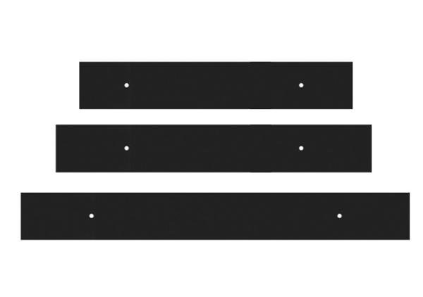 Quality Black Foam Squeegee Rubber Refills Without Metal Frame for sale