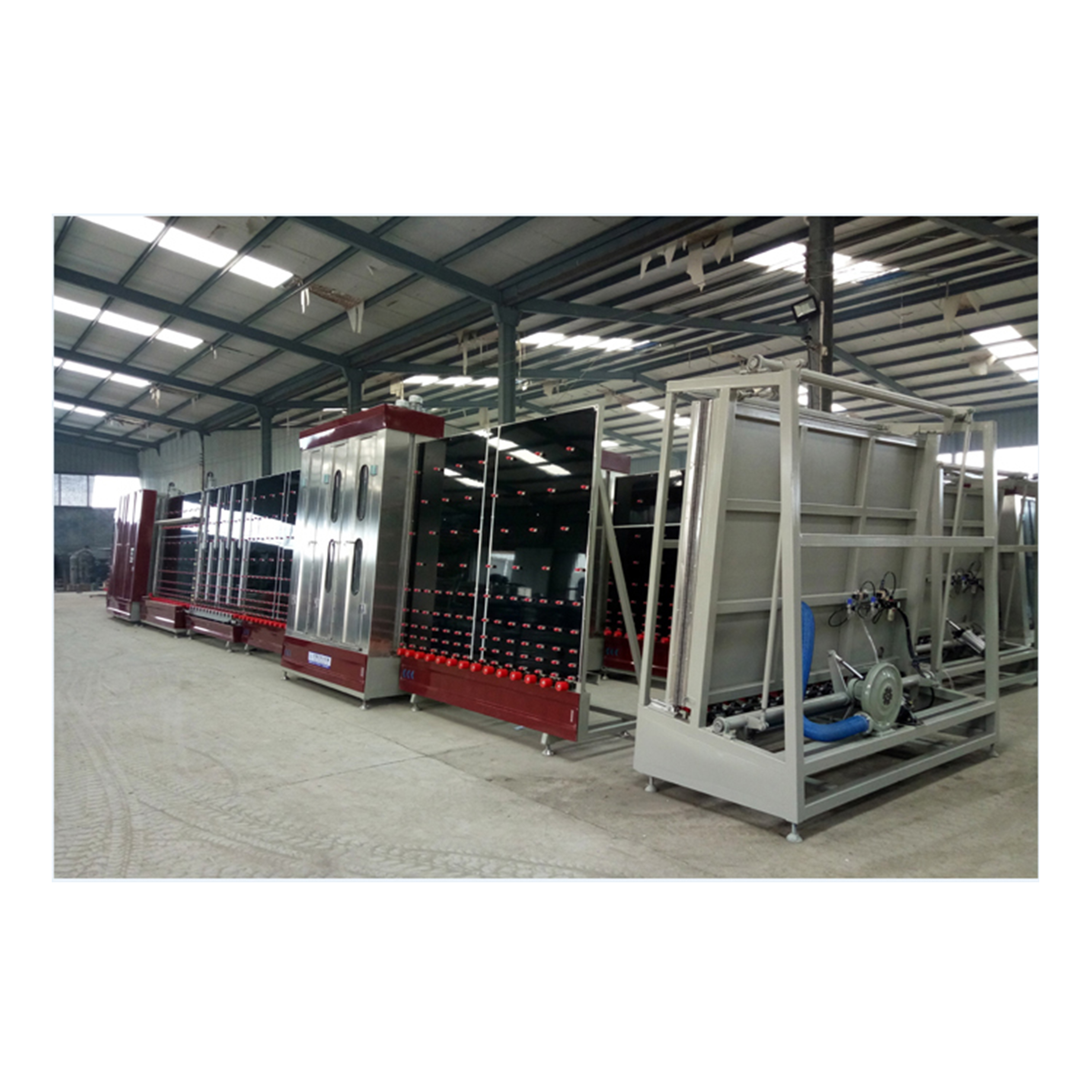 Vertical automatic insulating glass unit production line double glazed glass processing machine