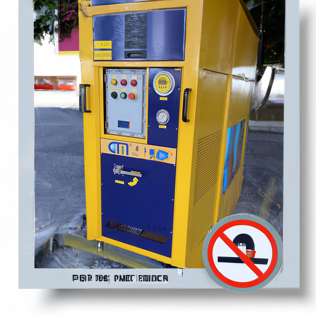 Waste Recycling Refrigerant Recovery Machine 25HP Oil Less Ac Recovery System