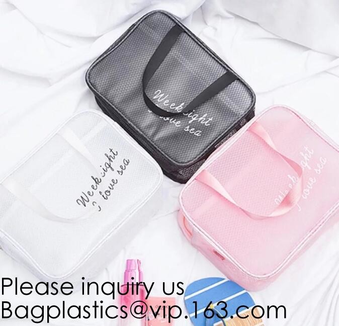 Custom Clear Pvc Lady Handbag Set Transparent Beach Tote Bag With Inner Pouch,Shoulder Tote Holographic PVC Beach Bag