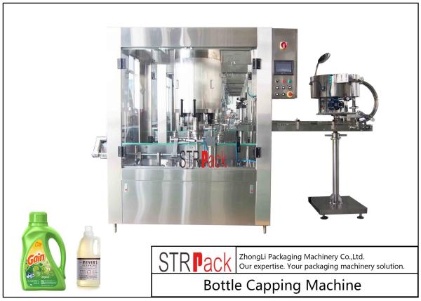 Quality Capacity 4000-8000b/H Cap Closing Machine , Touch Screen Control Pneumatic Capping Machine for sale